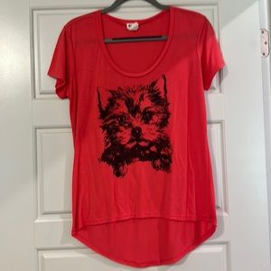 Hot pink, puppy shirt